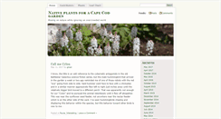 Desktop Screenshot of capecodwoodlandgarden.com